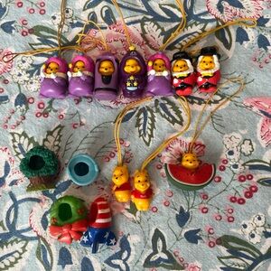 peek a pooh danglers 🐻
